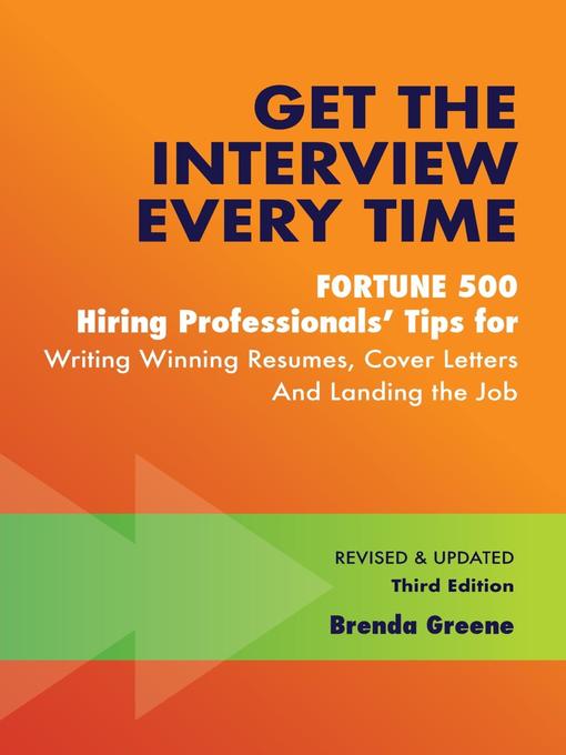 Title details for Get the Interview Every Time by Brenda Greene - Available